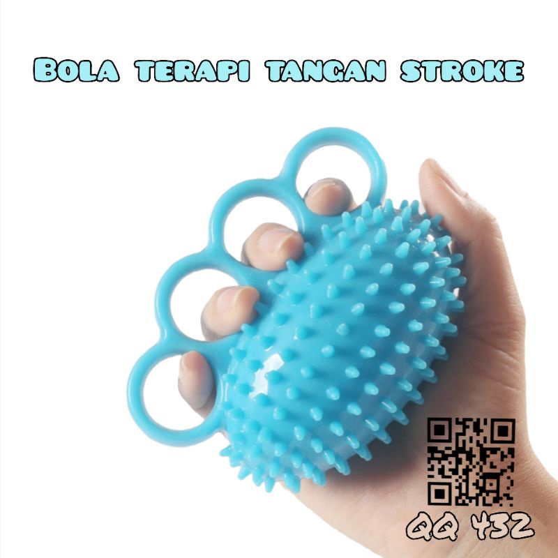 [New Item] Bola terapi tangan stroke alat terapi tangan jari remas motorik finger grip ball bola duri