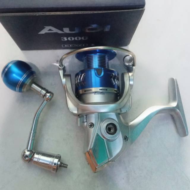 Rel / reel / kerekan pancing Kenzi Audi 3000 power handle