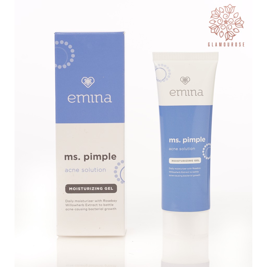 ❤️Glamouroseshop❤️ Emina Ms. Pimple Acne Solution Moisturizing Gel 20ml