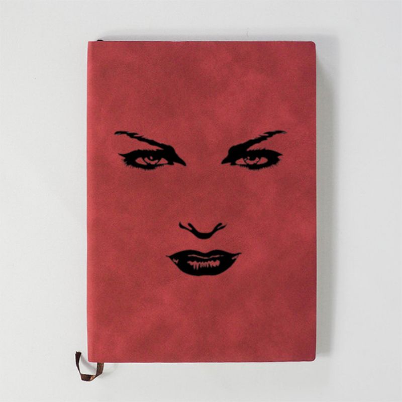 

Notebook Woman Face Retro Kulit A5 Custom