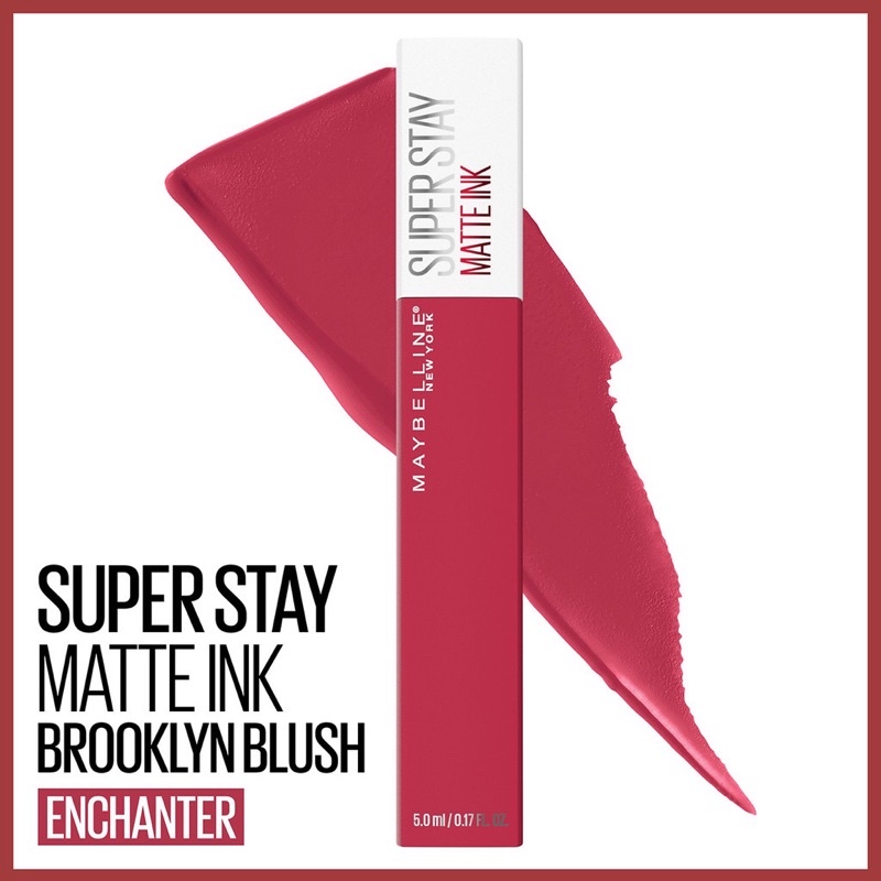 MAYBELLINE SUPERSTAY MATTE INK LIPCREAM LIPSTICK NO.380 380 ENCHANTER