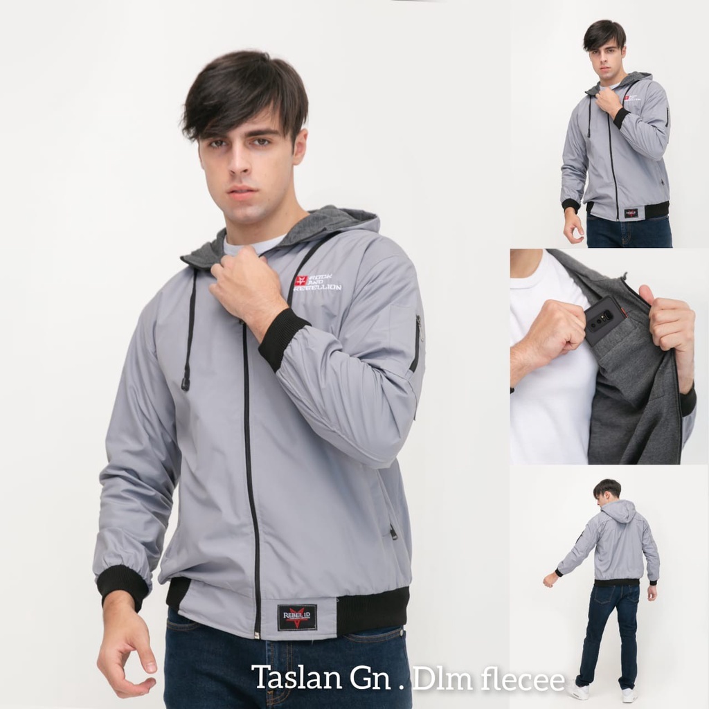 Jaket pria terbaru jaket hoodie parasut Original Distro