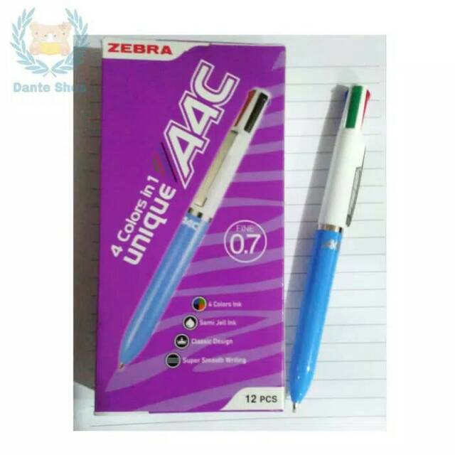 

Pulpen 4 warna Zebra A4C - Satuan