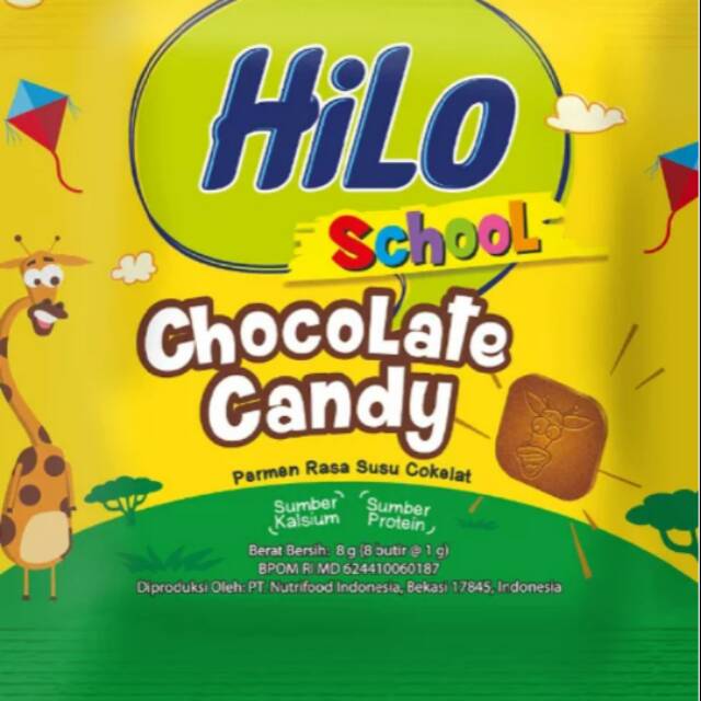 Hilo Candy 10 Sachet Permen Coklat Hilo School Candy
