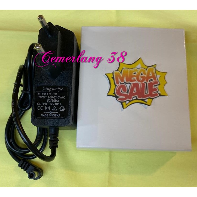 AC to DC Adaptor 12V 1A II Switching Charger Adapter 12 V 1 A Power Supply 12 Volt 1 Amper 1000 mAh