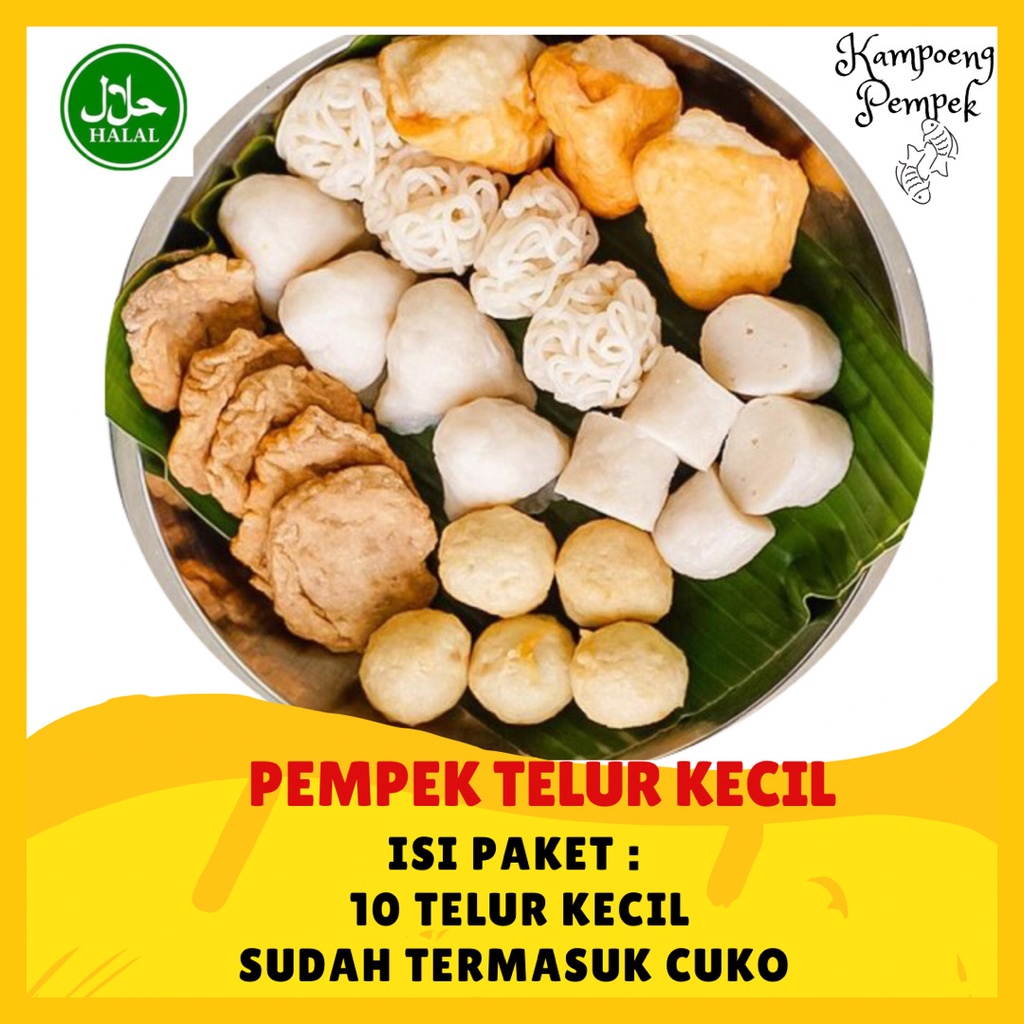 

PEMPEK PALEMBANG ASLI TELUR EMPEK EMPEK TELOK KECIK FROZEN