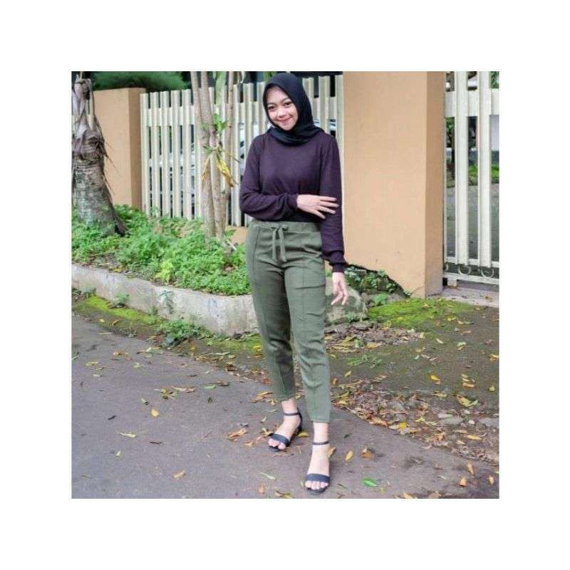 CELANA LUNA DOTY BASIC PANTS /CELANA  PENSIL /BAHAN SCUBA