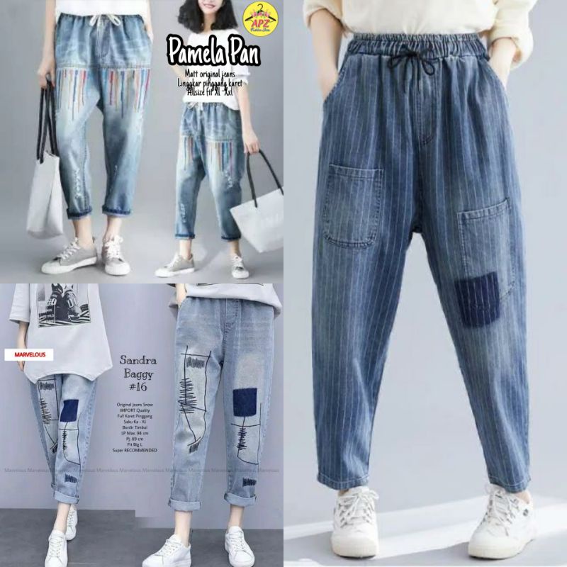 CELANA JEANS WASH-CELANA KEKINIAN MODEL KOREA-CELANA JEANS WASH PREMIUM-CELANA BOYFRIEND