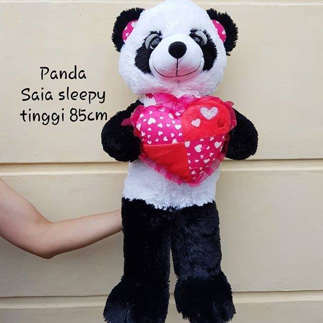 BONEKA PANDA LOVE SLEEPY EYES 130 CM