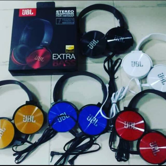 headset JBL Xb 450 extra bass