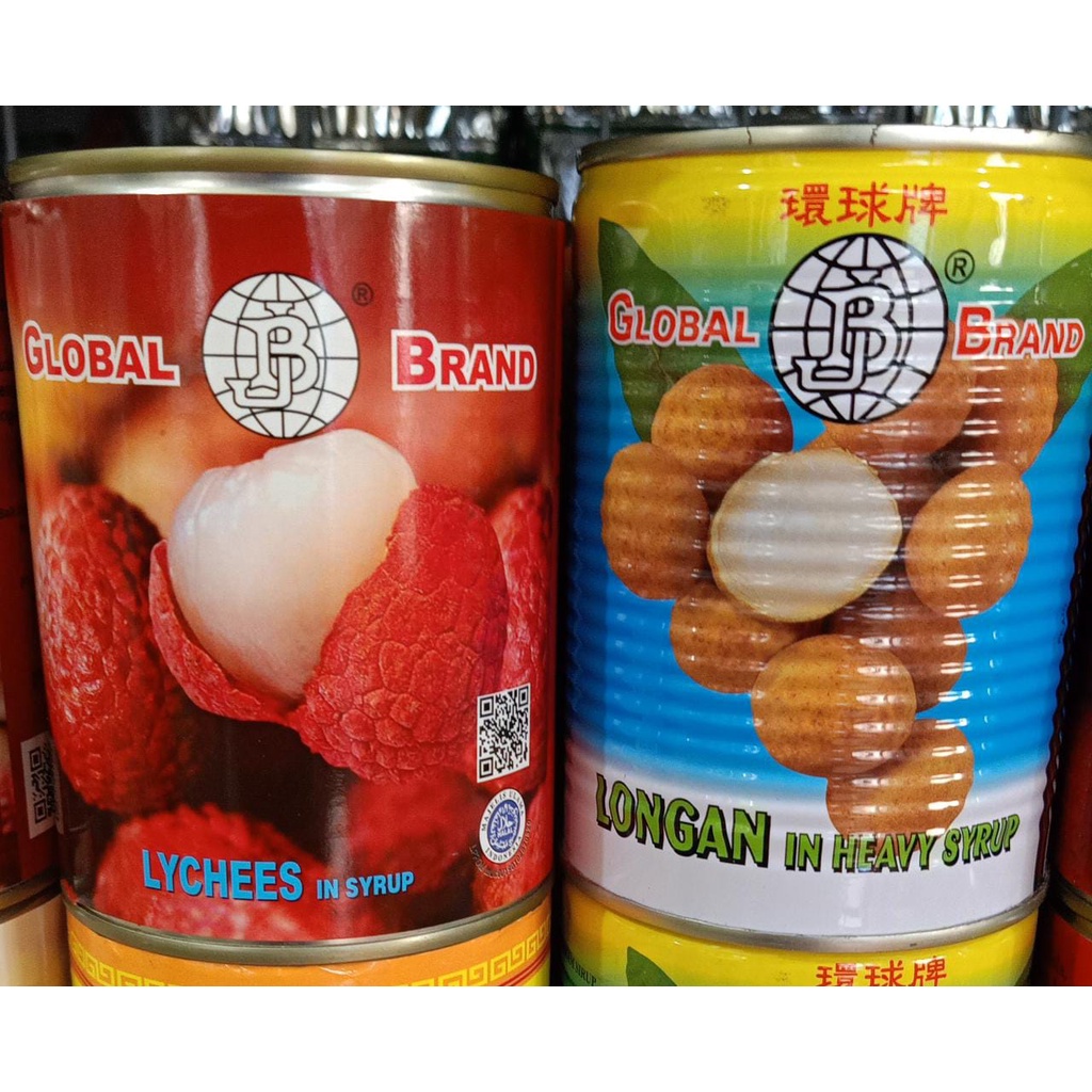 

GLOBAL LONGAN / LYCHEE KALENG : Buah siap saji Kelengkeng - Leci Branded