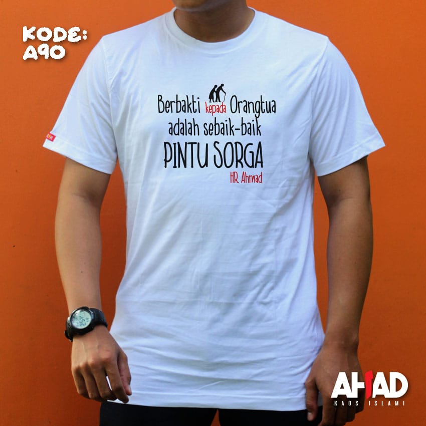 Kaos islami ahad-berbakti kepada orang tua A90