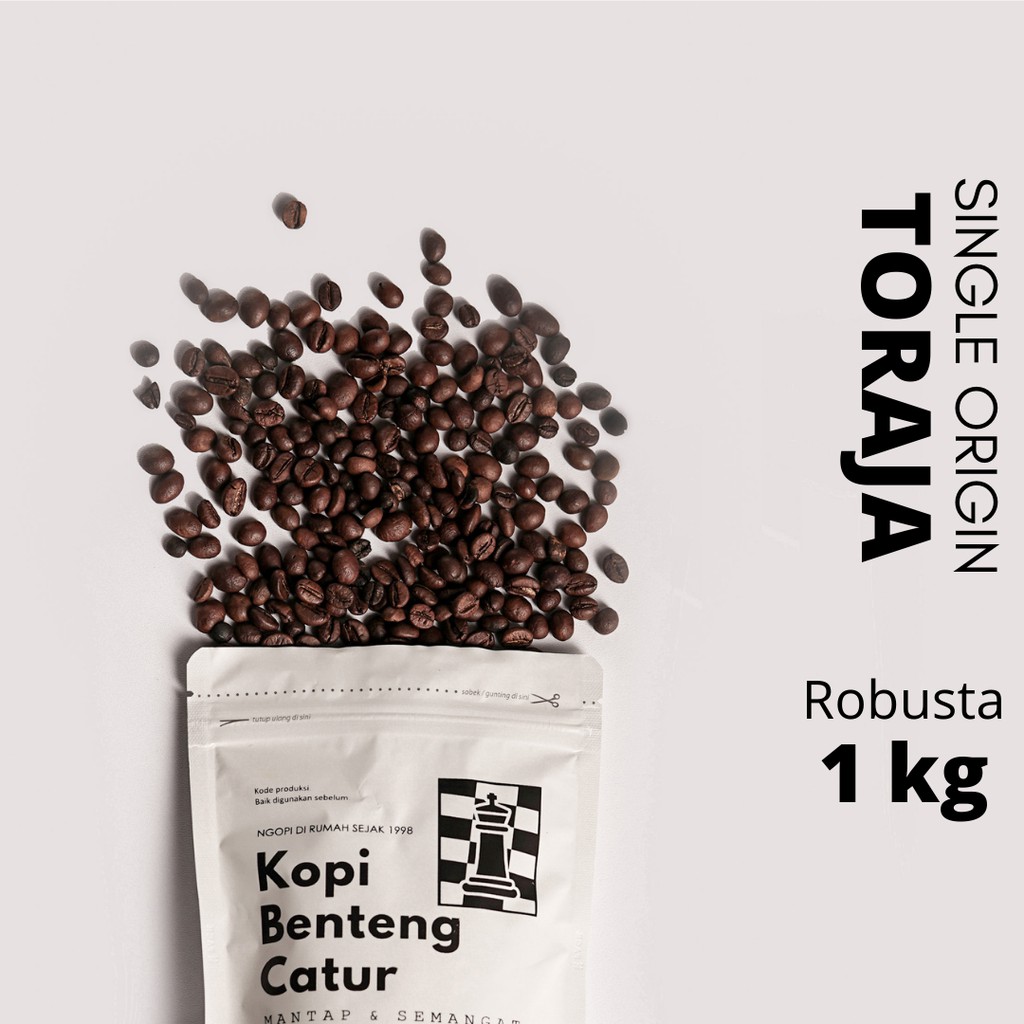 

Benteng Catur Kopi Robusta Toraja 1 Kg