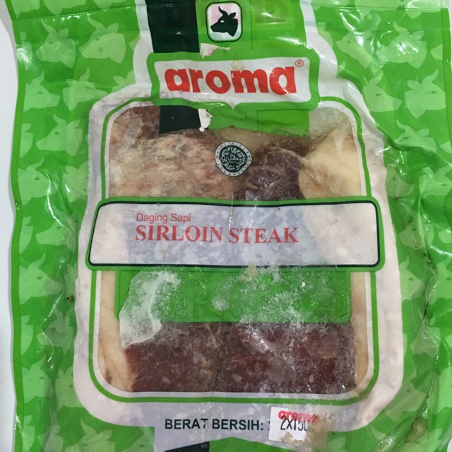 

Sirloin steak 2x150 gr