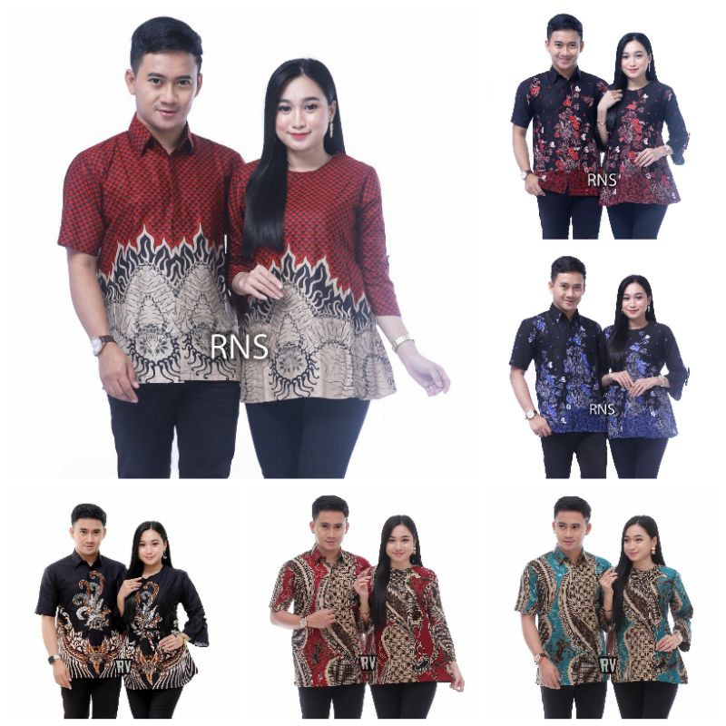 Maura Couple - Sania Ruffle Batik Couple Ori Ndoro Jowi Garansi Termurah Shopee -  BATIK MODERN SOLO