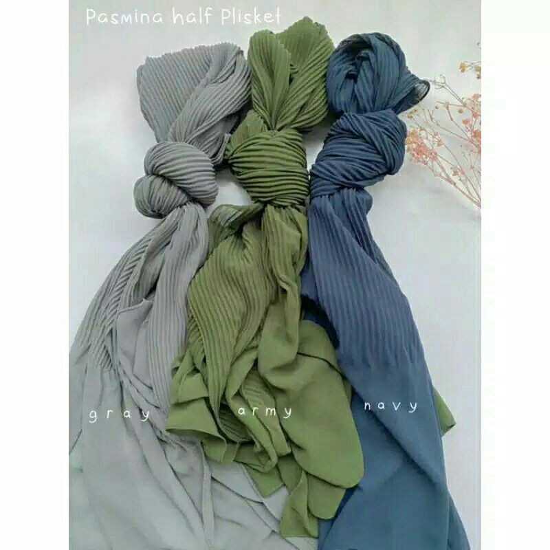 pasmina plisket premium