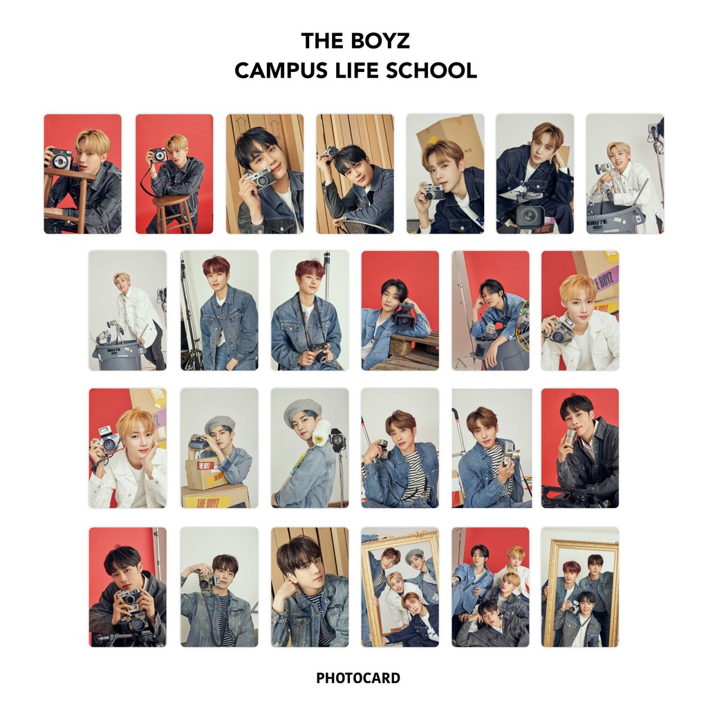 Photocard The Boyz Campus Life School