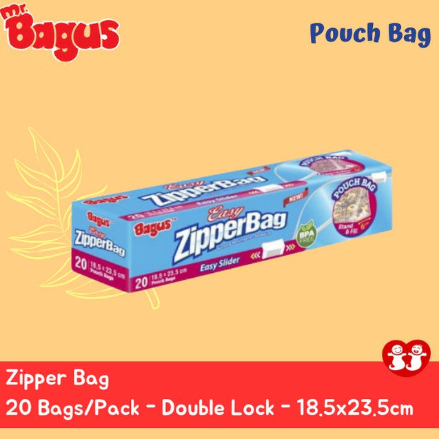 Bagus Zipperbag With Pouch