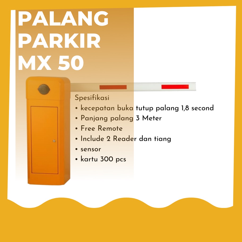 Jual Pemasangan Palang Parkir Palang Perumahan Palang Otomatis Mx 50 Shopee Indonesia 5629