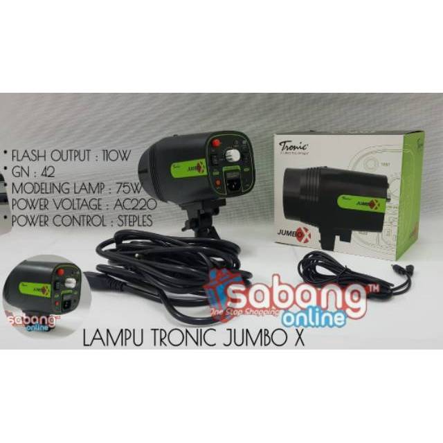Lampu Studio Foto Tronic Jumbo x / Tronic Jumbo x