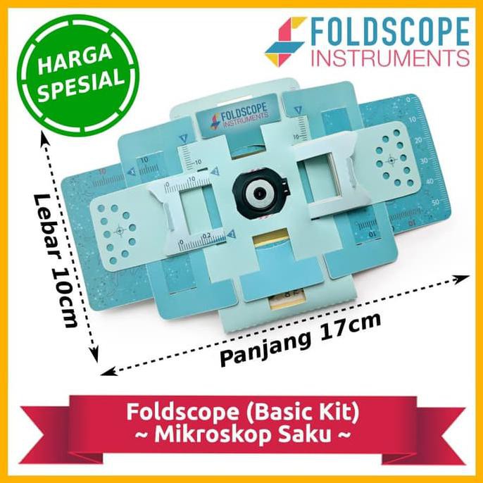BISA COD Foldscope Basic Kit - ORI ASLI - Paper Microscope Mikroskop Kertas LIMITED EDITION Kode