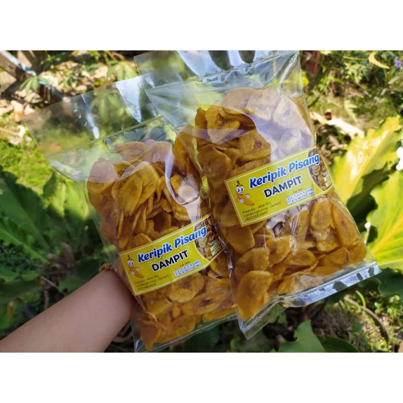 

camilan homemade keripik pisang manis renyah