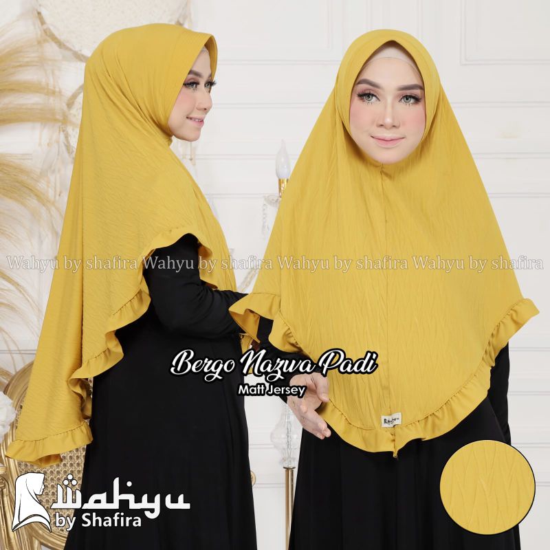 INSTAN AMELIA ORI MANTIKAHIJAB BERGO SYARI BERGO JERSEY BERGO NAZWA PADI WAHYU BY SHAFIRA HIJAB INSTAN NON PET