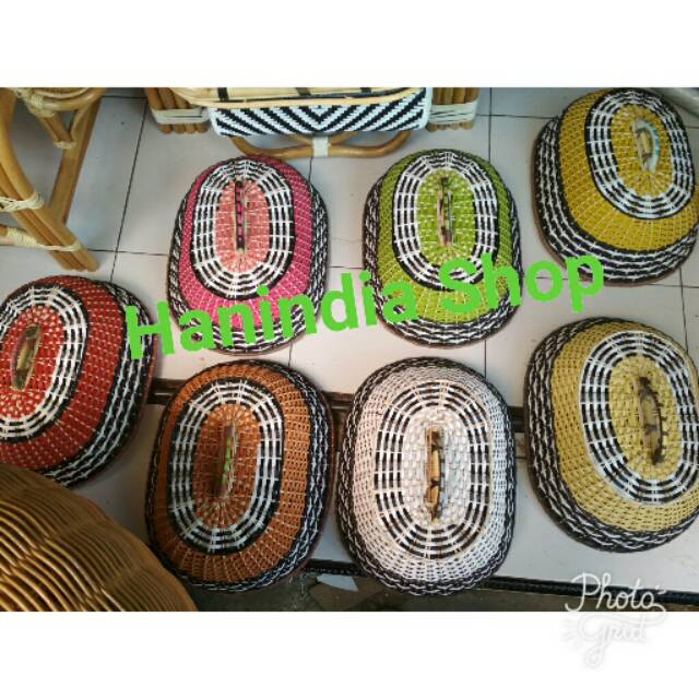 Tudung Saji Mini Rotan Sintetis/Saji Kecil 1-3 piring mangkok