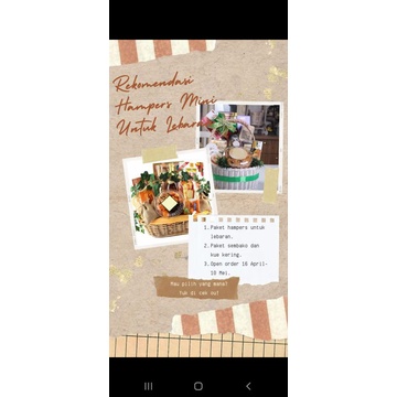 

Rekomendasi Hampers Mini Untuk Lebaran