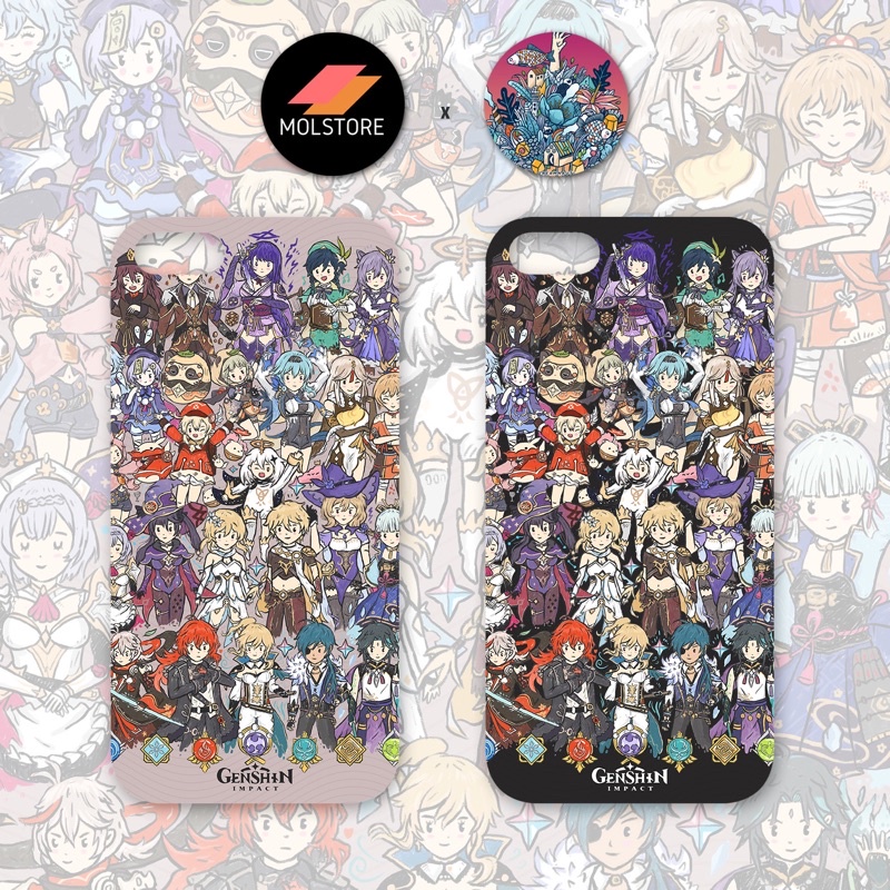 genshin impact doodle case