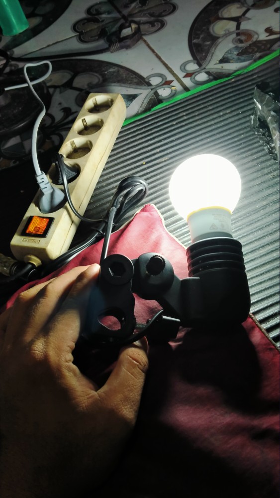 Holder Lampu Dengan Soket Payung E27 Single Lamp Holder With Socket Umbrella