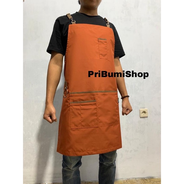 Celemek Masak / Apron Barista BarberChef Restoran / Cafe