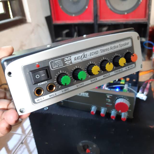 [Original] Power class D 120w stereo mic karaoke echo Bluetooth