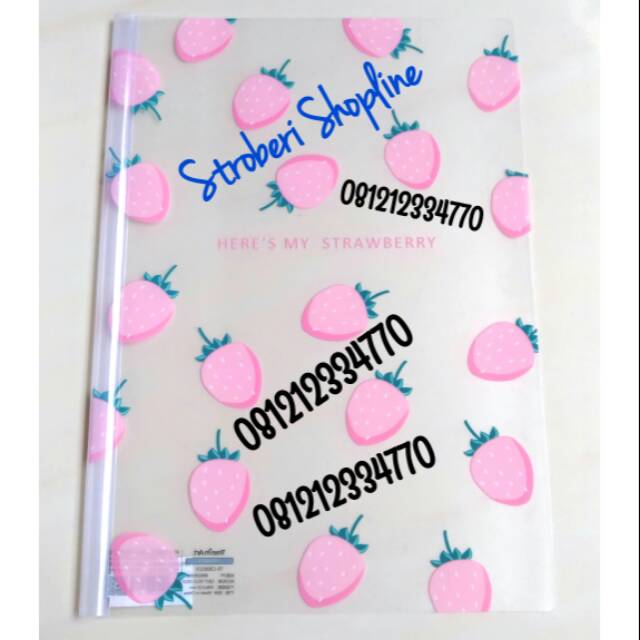 

File Folder A4 Strawberry IMPORT (Uk. 31x22cm)