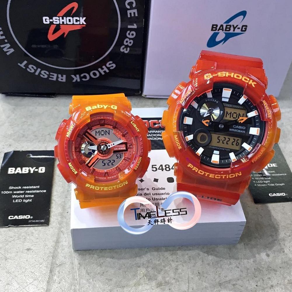 Jam Tangan Casio G Shock Baby G Original Couple Pria Wanita GAX 100MSA 4A BA 110JM 4A Harga Sepasa