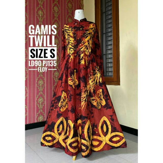Gamis twill ori size S