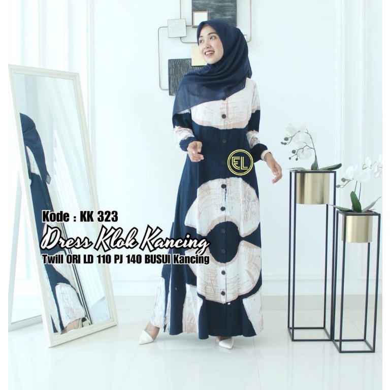 kK 323 - Gamis Twill Ori elzaf size XL
