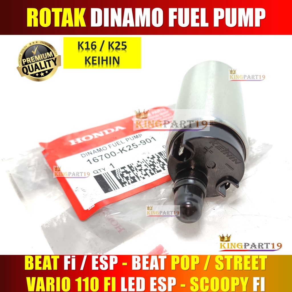 ROTAK DINAMO FUEL PUMP BEAT FI BEAT ESP BEAT POP VARIO 110 FI LED SCOOPY FI CBR 150R