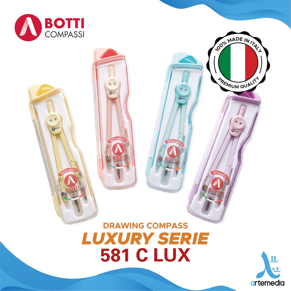 

Botti Design Compass Luxury 581C Series Set Jangka Presisi & Stabil