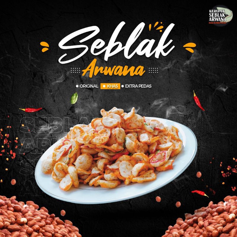 

250gr KERUPUK SEBLAK KERING PEDAS OLEH OLEH BANDUNG / KERUPUK SEBLAK BUMBU KACANG BANDUNG