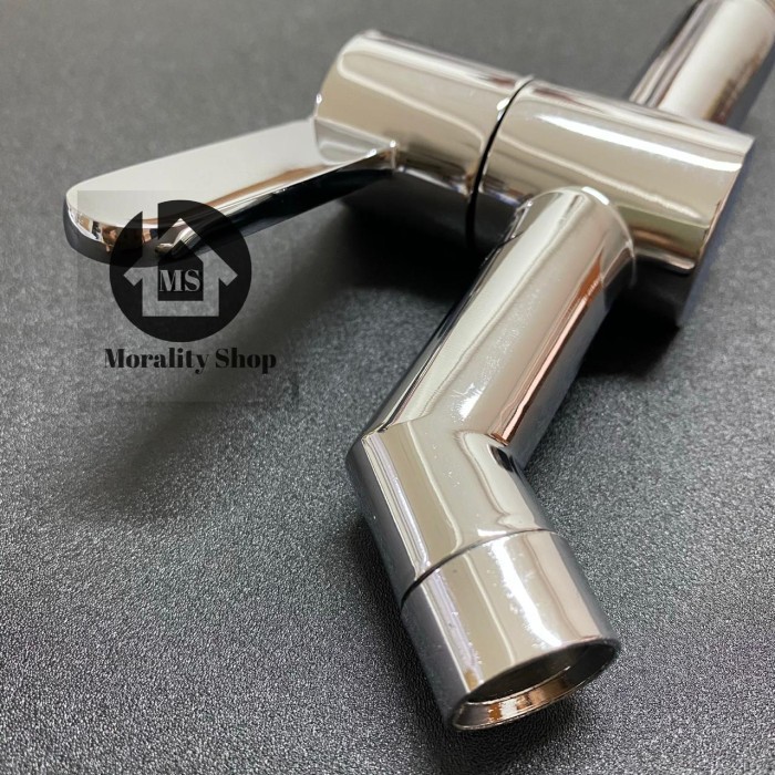 Kran tembok minimalis KUNINGAN 2790- keran air brass faucet kran bak air  kamar mandi G17