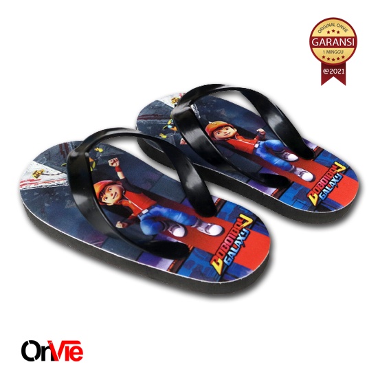 Sandal Anak Laki Laki Boboiboy Galaxy | Sandal Anak Printing