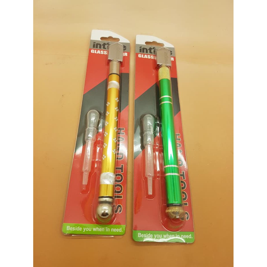 Merk Intime Alat Pemotong Kaca / Oil Rolling Glass Cutter-3