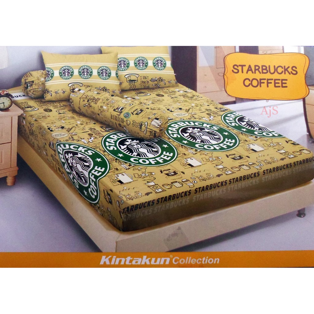 Sprei Santika D'Luxe Kintakun Starbucks Coffee 180