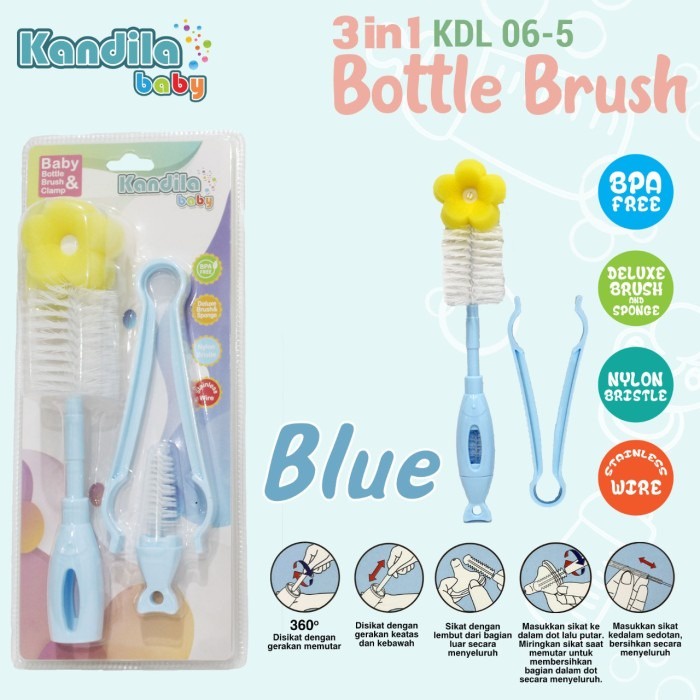 Kandila 3in1 Bottle Brush KDL06-5