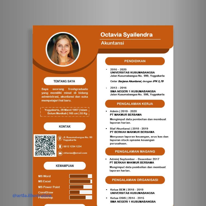 

Template CV + Surat Lamaran