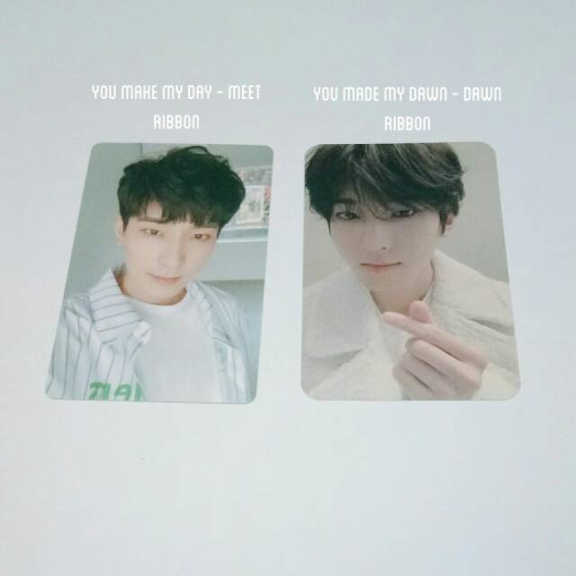 SEVENTEEN - Wonwoo You Make My Day Photocard