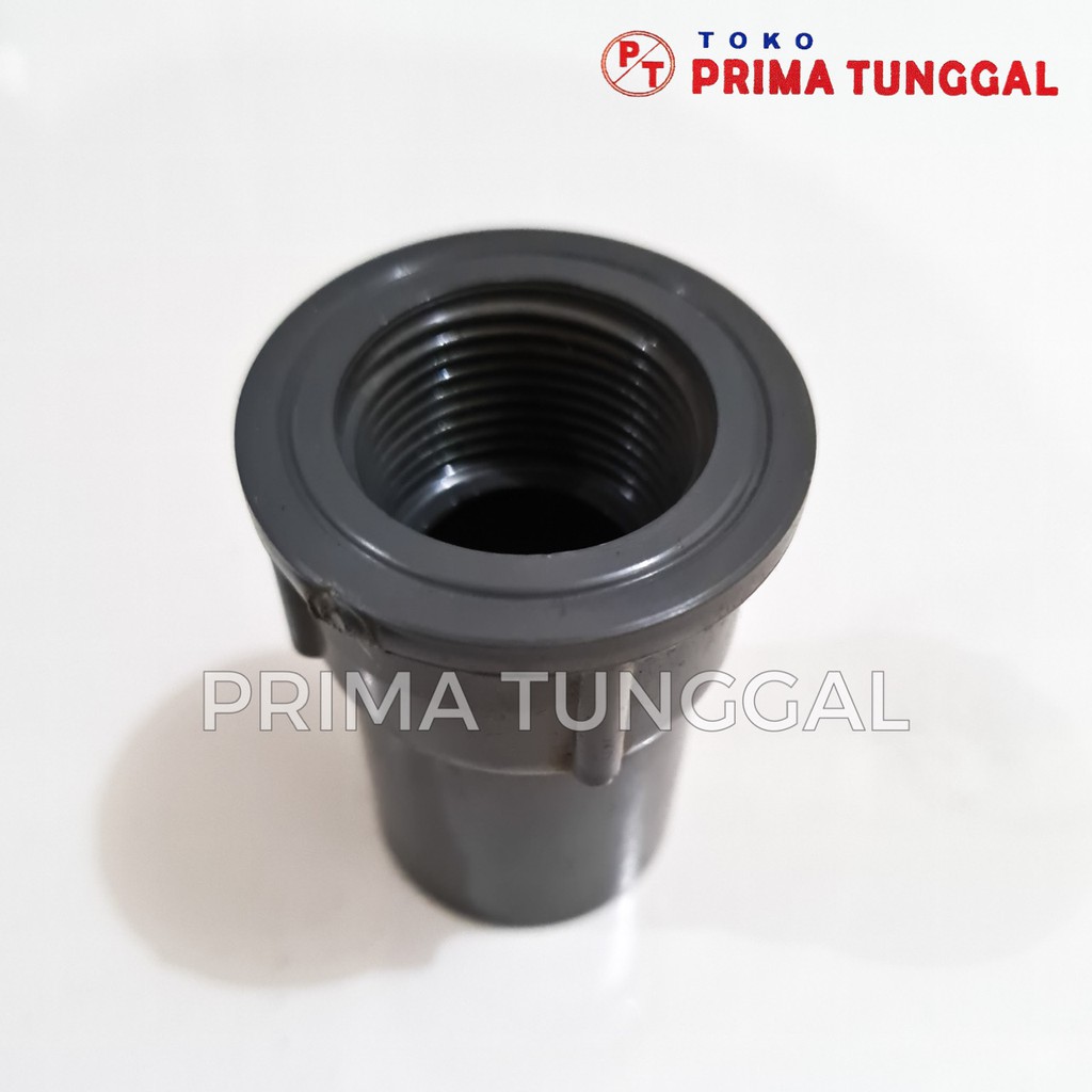 Socket Drat Dalam PVC 1 1/2" Inch SDD 1.5 Inch Power / Rucika