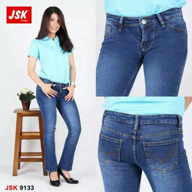  28 34 5 Warna JEANS CUTBRAY BOOT CUT BIG SIZE BASIC 