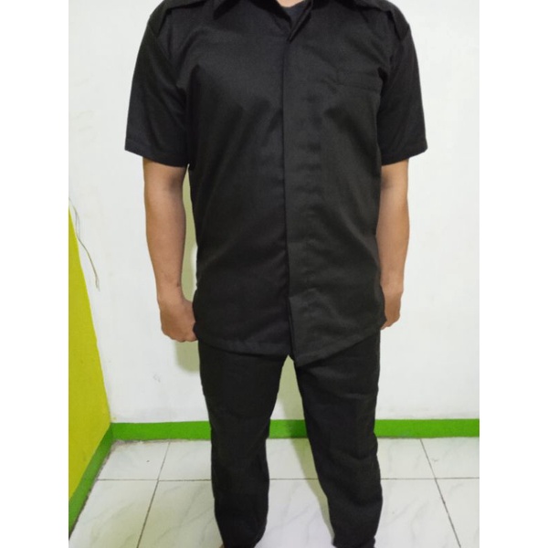 seragam paspampres safari coklat tua terbaru